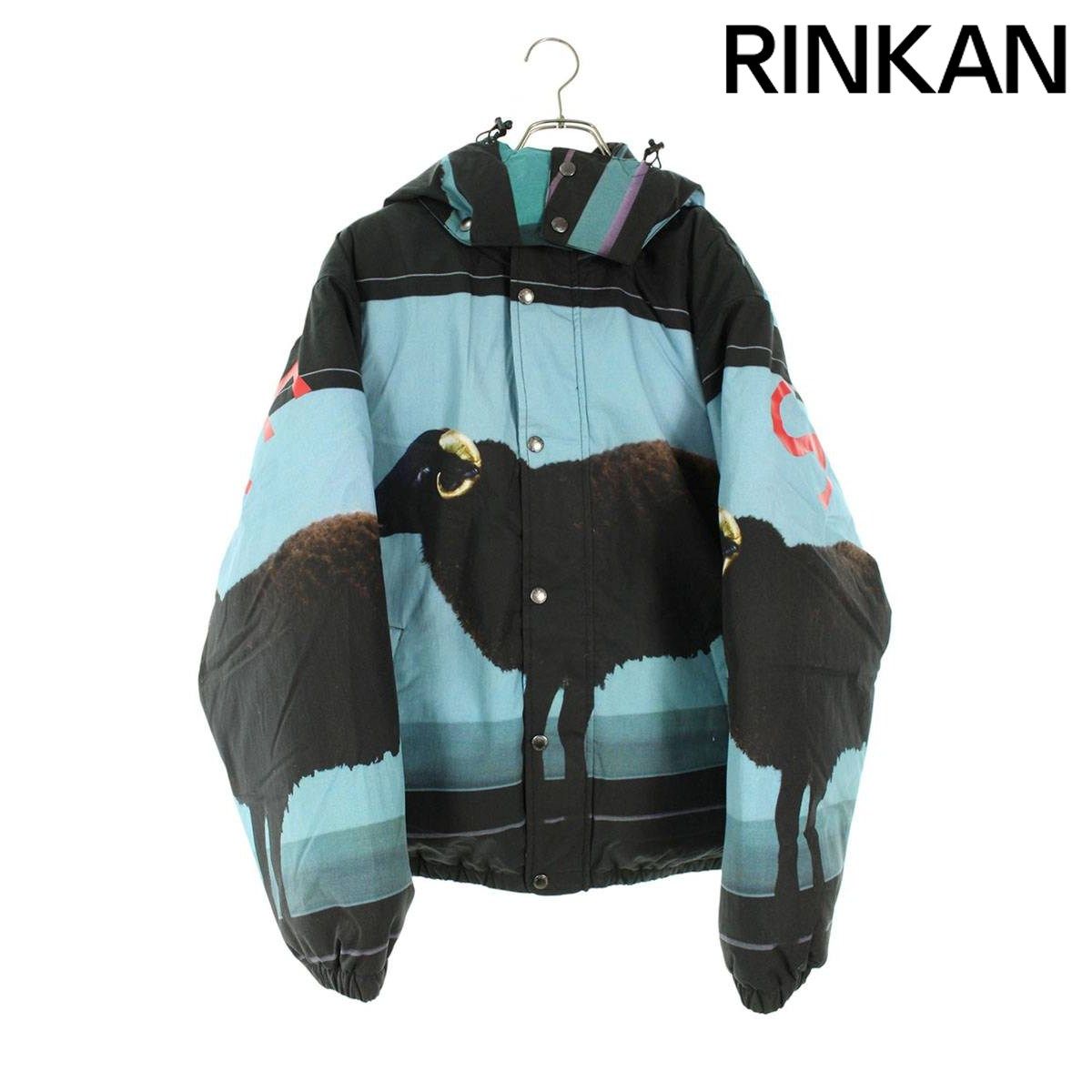 シュプリーム サイズ:M  25SS  Damien Hirst Down Puffer Jacket ダミアン・ハーストパファーダウンジャケット 中古 OM10 シュプリーム 25SS Damien Hirst Down Puffer Jacket ダミアンハースト