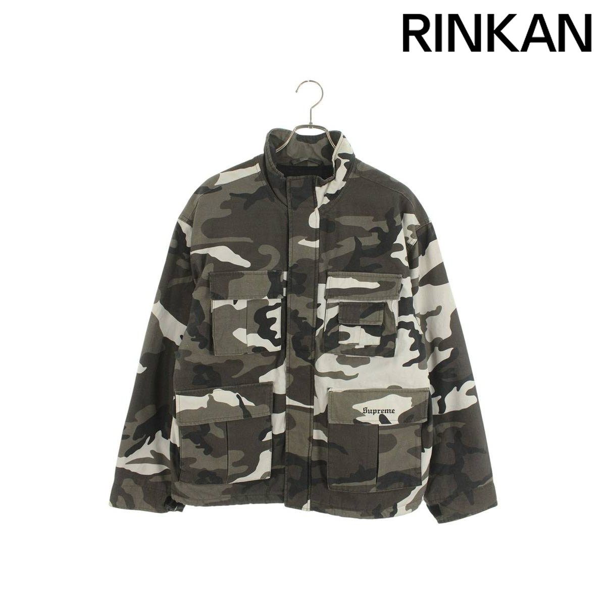 シュプリーム アルファ 25 SS Aphex Twin Cargo Jacket エイフェックスツインカーゴジャケットブルゾン メンズ M 12 28