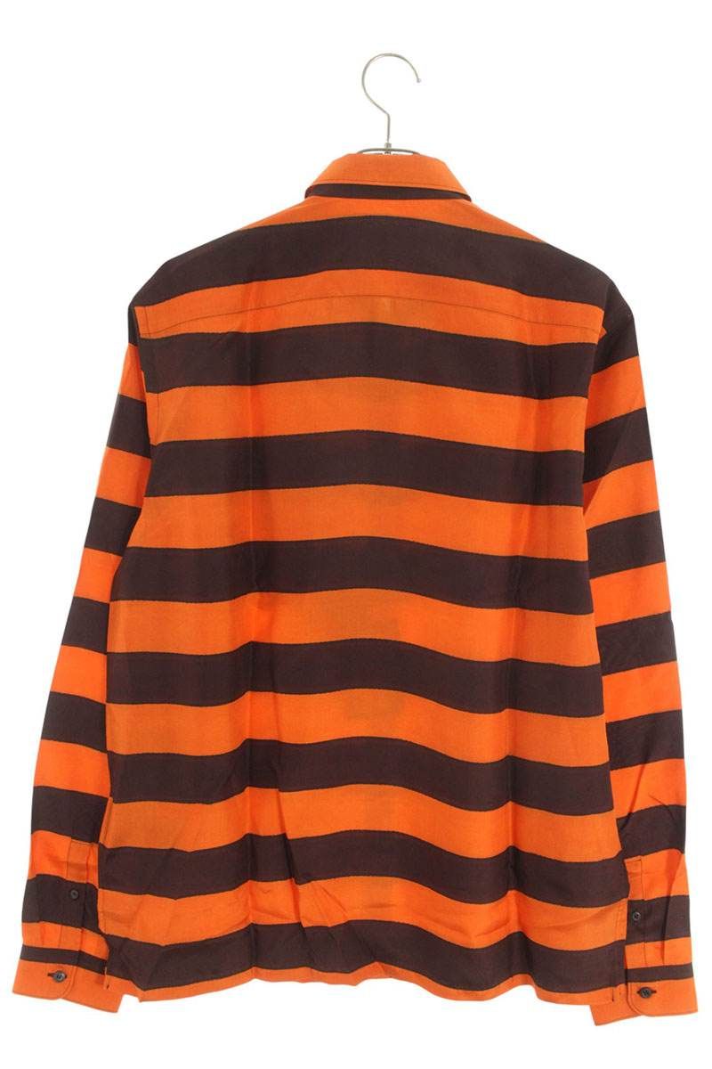 プラダ PRADA - UCN425 トライアングルストライプシルク長袖 長袖