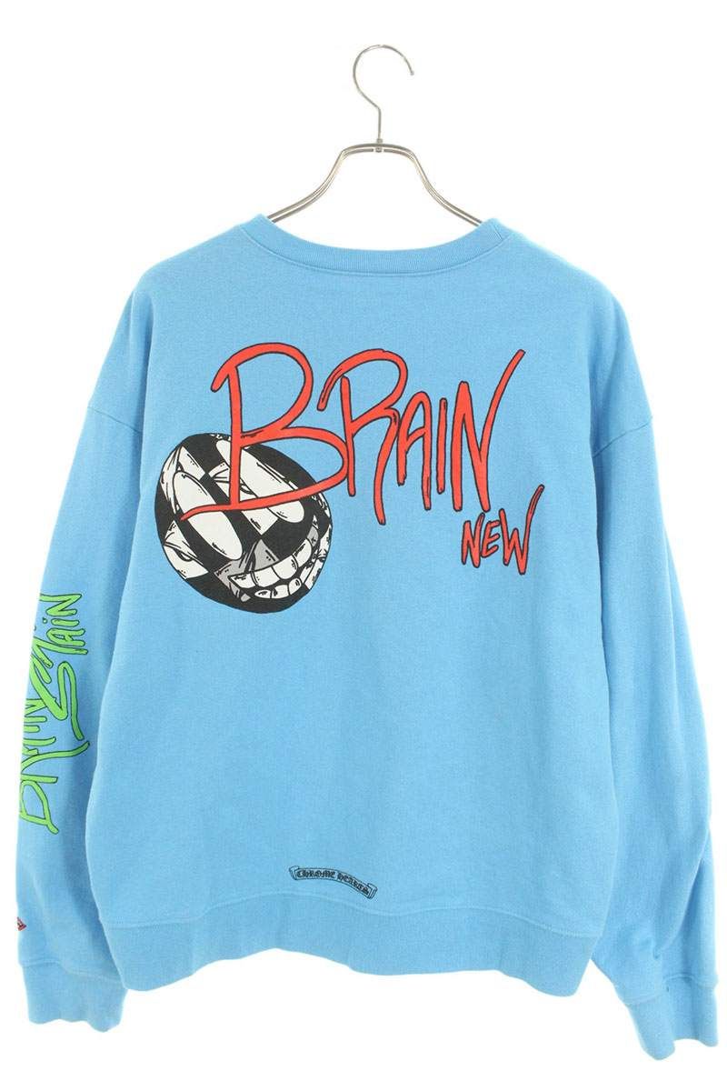 クロムハーツ PPO BRAIN NEW SWTSHRT MATTY BOYブレインニュープリント
