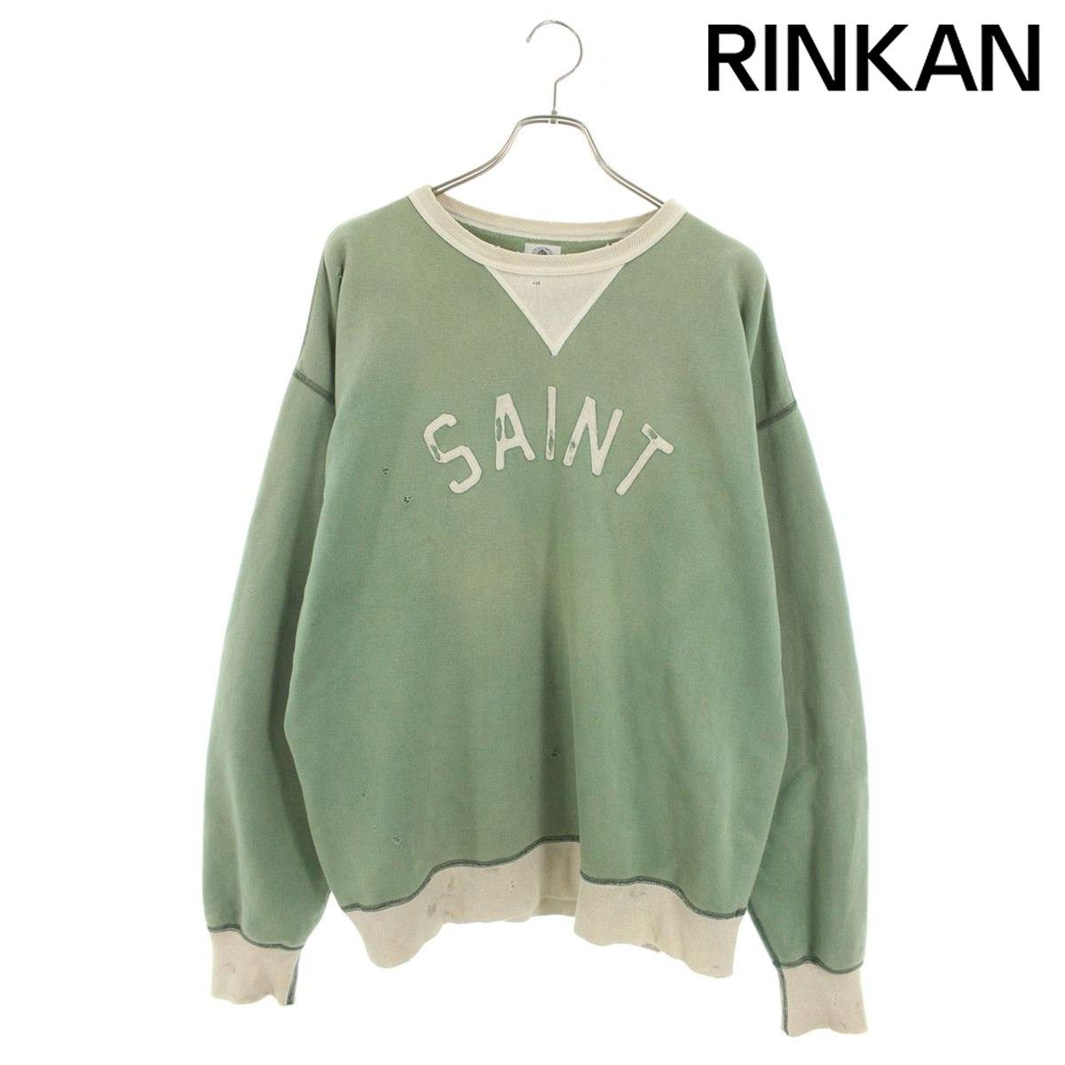 セントマイケル 22SS SM-S22-0000-040 SAINTフェルトロゴクルーネック