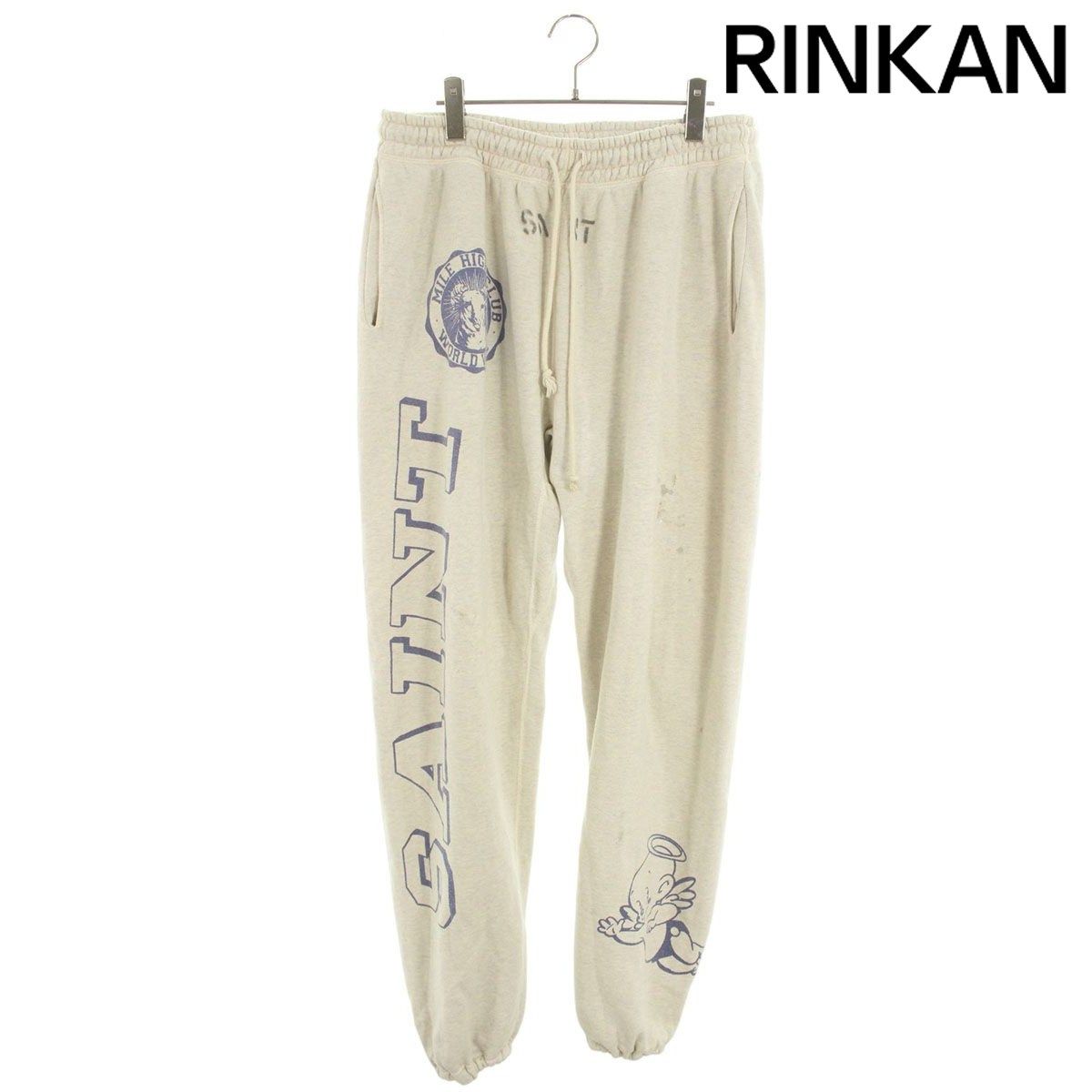 セントマイケル 22 SS SM S 0000 051 ヴィンテージ加工スウェットロングパンツ メンズ L 12 28～1 6 発送 問い合わせ遅延