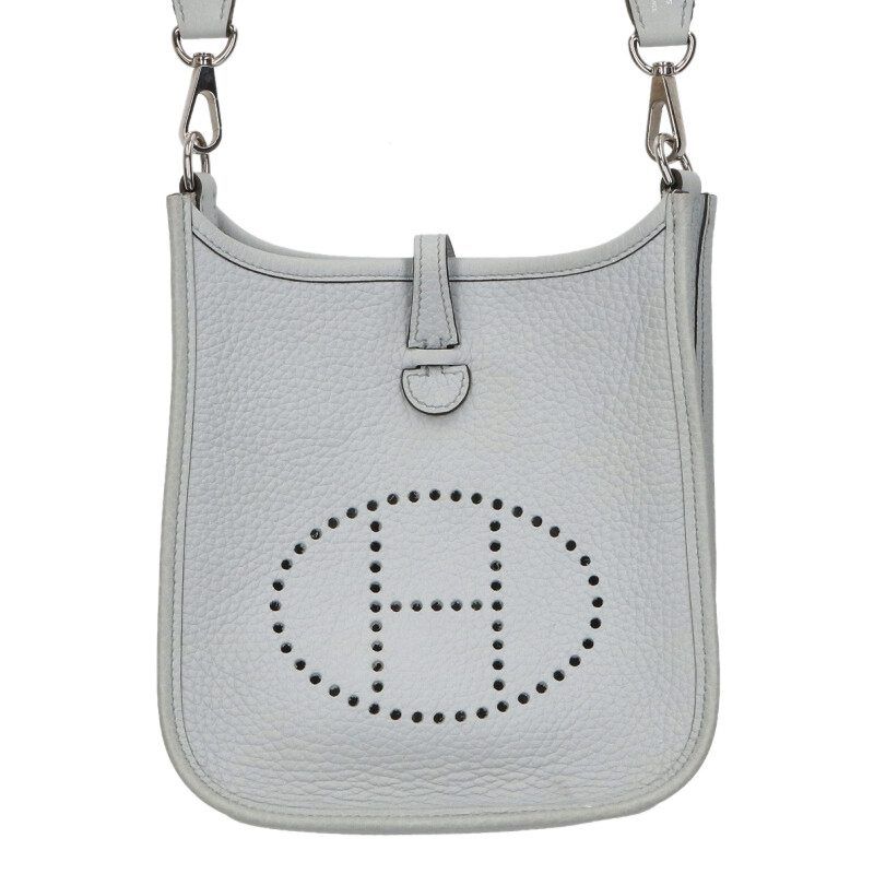 エルメス エブリンTPM U刻印 SV金具ブルーペール/トリヨンクレマンス