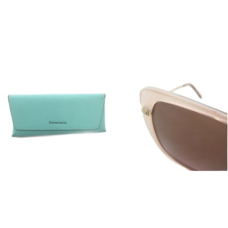  ティファニー TIFFANY CO グラディエント ミルキー サングラス アイウェア メガネ ロゴ 57 15 140 TF 4190 F ピンク FF サングラス 小物