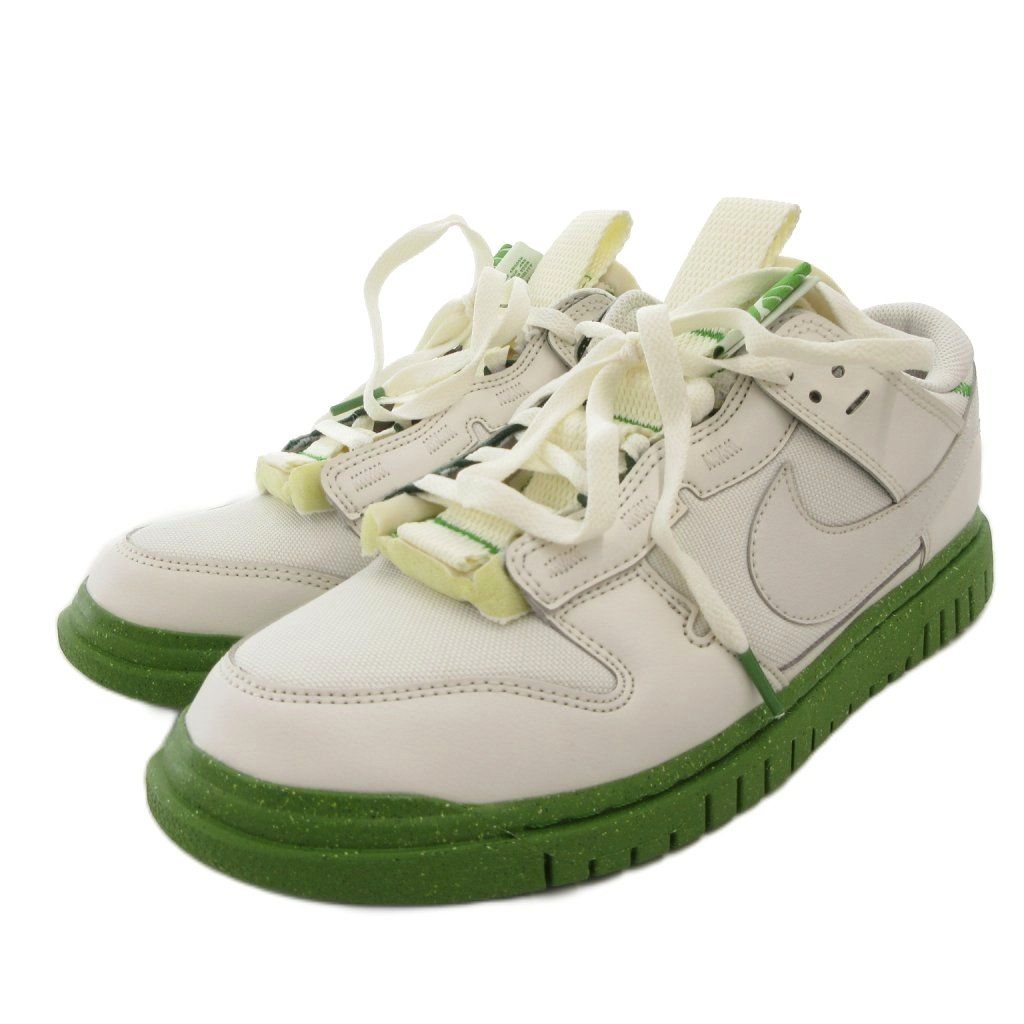 ナイキ NIKE Air Dunk Low Jumbo Phantom Chlorophyll Earth スニーカー シューズ ローカット 27 5 白 ホワイト 緑 グリーン FJ 4192 001 FF