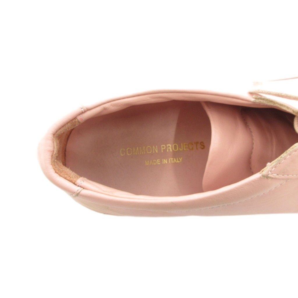  コモンプロジェクト COMMON LOW スニーカー シューズ ローカット レザー 43 ピンク 1528 FF スニーカー 靴