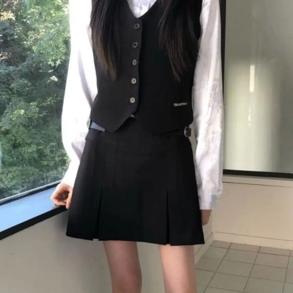 Wsc archive セットアップ ジャカード シャツ ベスト ウェスタン ベルト スカート