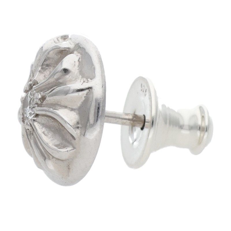  クロムハーツ 18 K STD CRSBL DIA Kクロスボールスタッド 1ダイヤ ホワイトゴールドピアス メンズ 12 28～1 6 発送 問い合わせ遅延 その他 アクセサリー