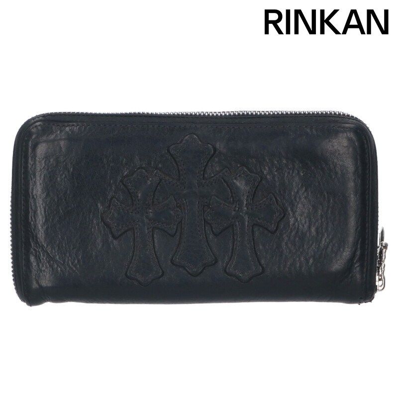 クロムハーツ REC F ZIP 3クロスラウンドジップレザーウォレット財布 メンズ 12 28～1 6 発送 問い合わせ遅延