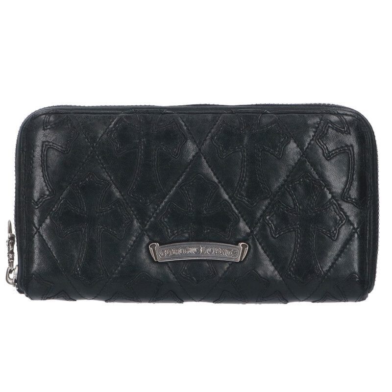 クロムハーツ REC F セメタリークロス キルティング ウォレット クロムハーツ セメタリークロス キルティング ウォレット ユニセックス