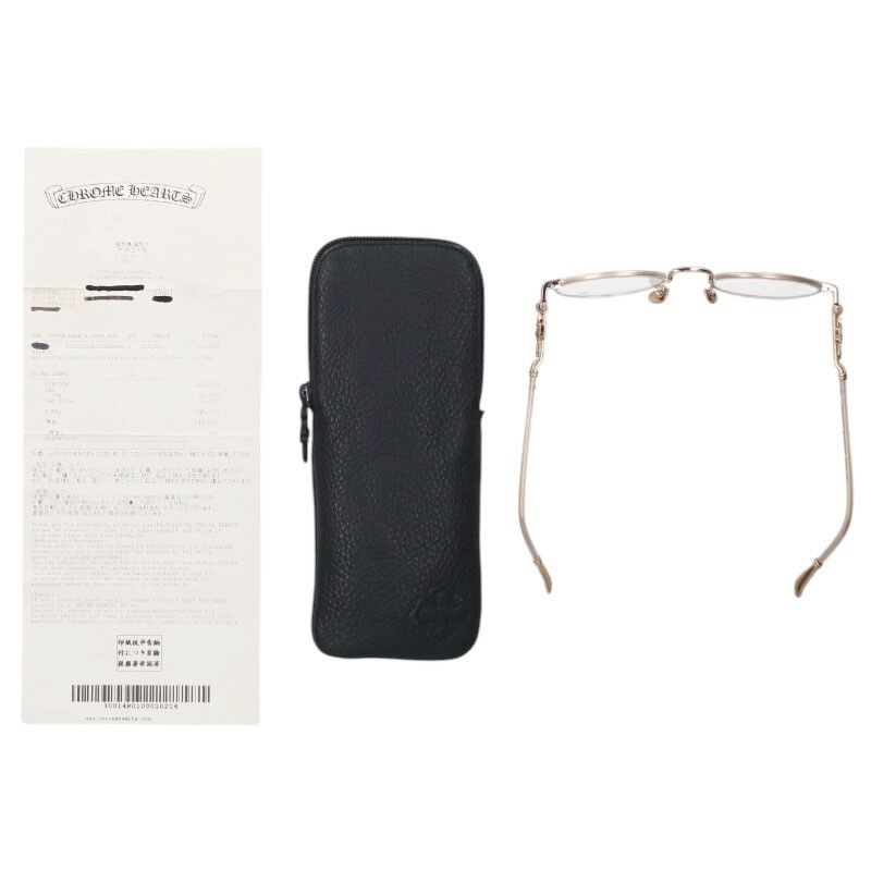 クロムハーツ FIRKIN サイドダガーテンプルラウンドフレームサングラス