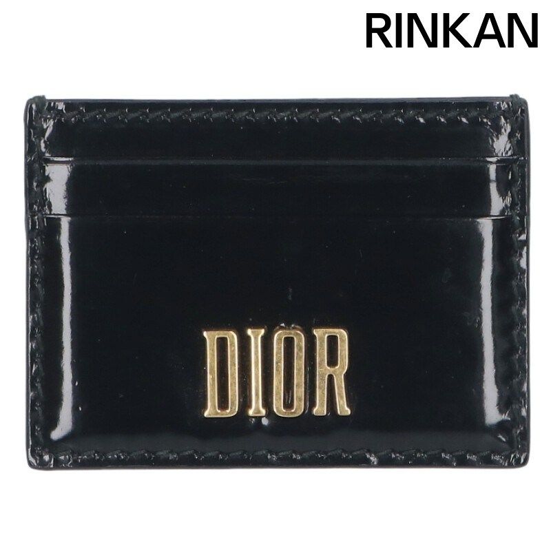 ディオール パテントレザーロゴカードケース メンズ 12 28～1 6 発送 問い合わせ遅延