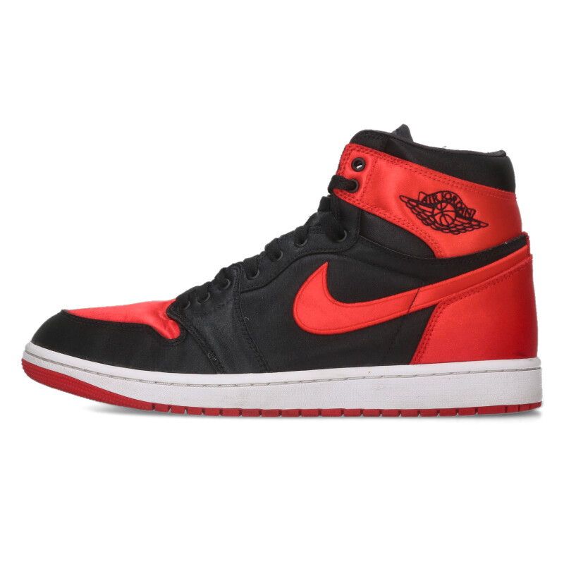 ナイキ WMNS AIR JORDAN 1 RETRO HI OG SATIN BRED FD 4810 061 ウィメンズエアジョーダン1レトロハイサテンブレッドスニーカー メンズ 28