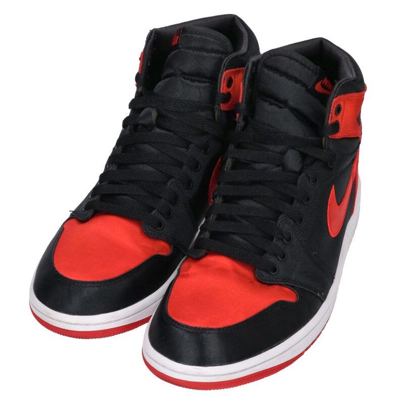  ナイキ WMNS AIR JORDAN 1 RETRO HI OG SATIN BRED FD 4810 061 ウィメンズエアジョーダン1レトロハイサテンブレッドスニーカー メンズ 28 スニーカー 靴