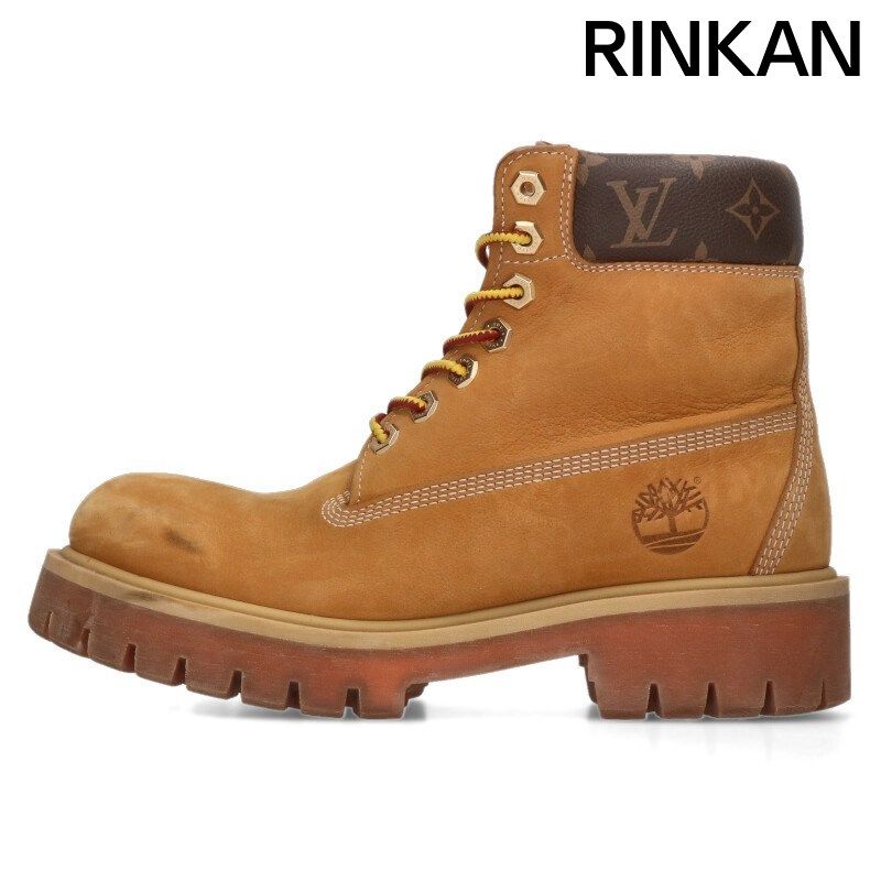 ルイヴィトン FA0264 6INCH ANKLE BOOT モノグラム切替アンクルブーツ