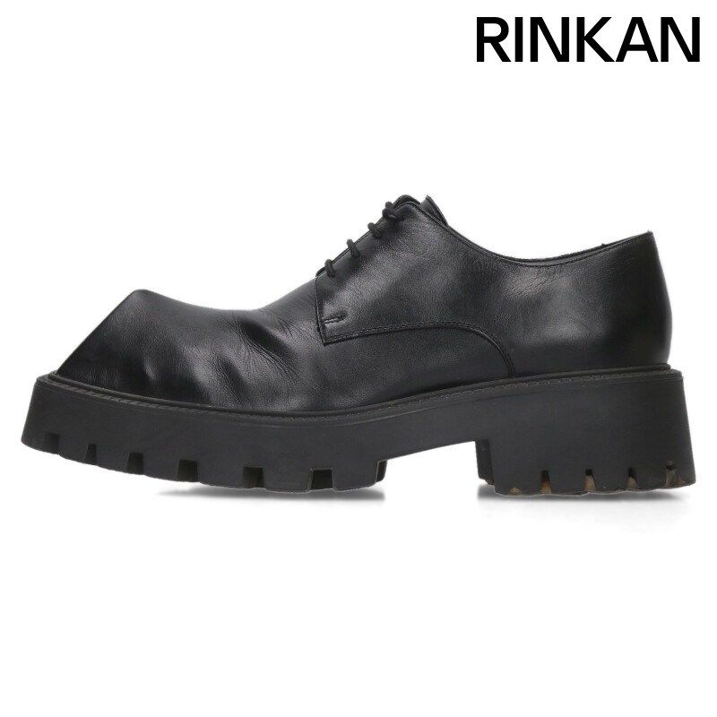 バレンシアガ 656977 RHINO リノダービーレザーシューズ メンズ 40 ※12