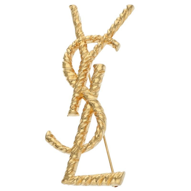 サンローランパリ 652410 Y 1500 8060 YSLロゴブローチ メンズ 12 28～1 6 発送 問い合わせ遅延