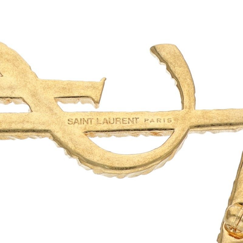  サンローランパリ 652410 Y 1500 8060 YSLロゴブローチ メンズ 12 28～1 6 発送 問い合わせ遅延 その他 アクセサリー