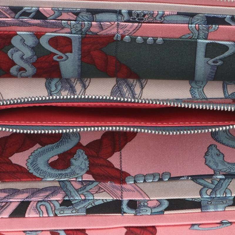 エルメス アザップロング シルクイン X刻印 ローズアザレヴォー