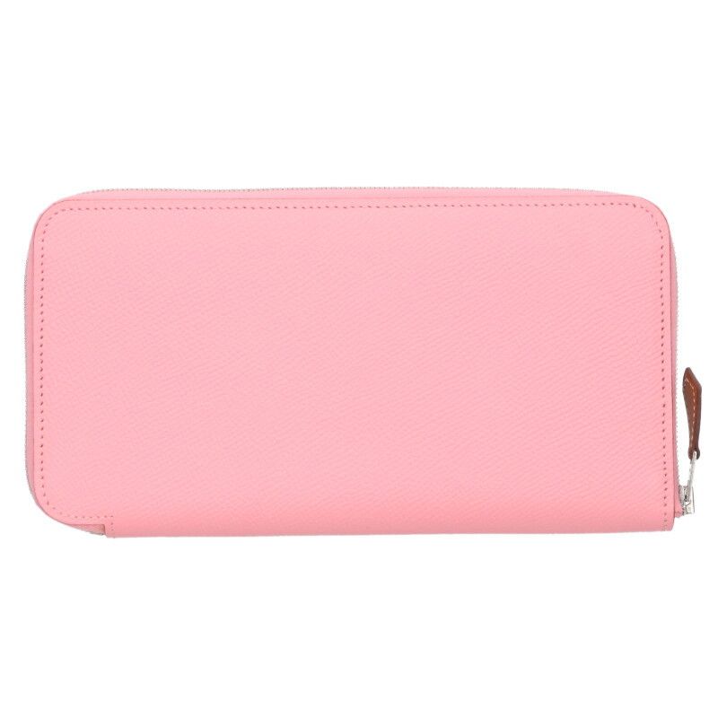 エルメス アザップロング シルクイン X刻印 ローズアザレヴォーエプソン長財布 レディース 12 28～1 6 発送 問い合わせ遅延