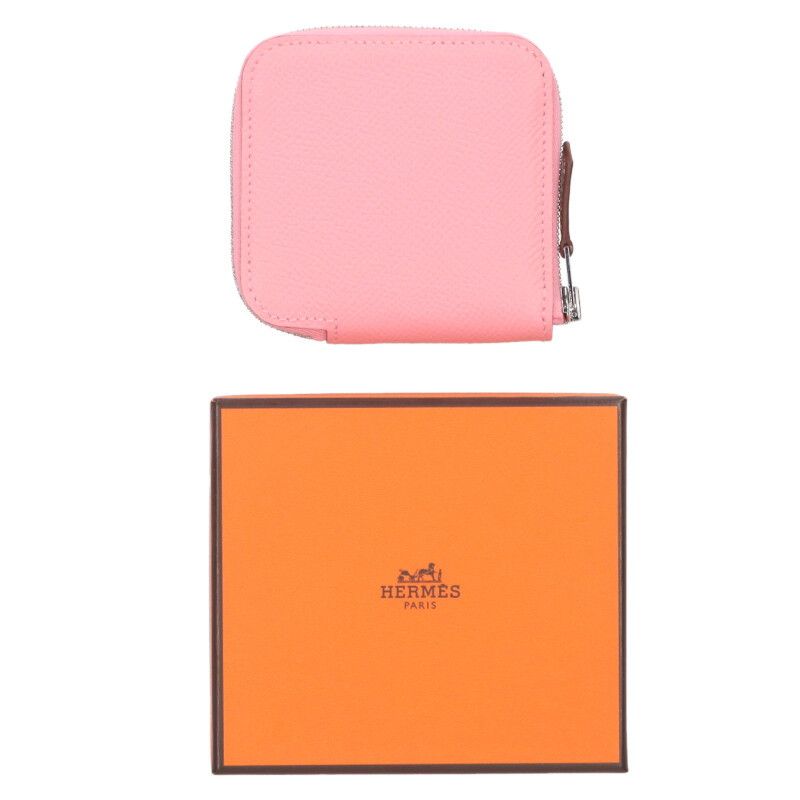 ❤未使用品❤アザップミニ シルクイン ローズテキサス ケース エルメス U ❤未使用品❤アザップミニ シルクイン ローズテキサス ケース エルメス