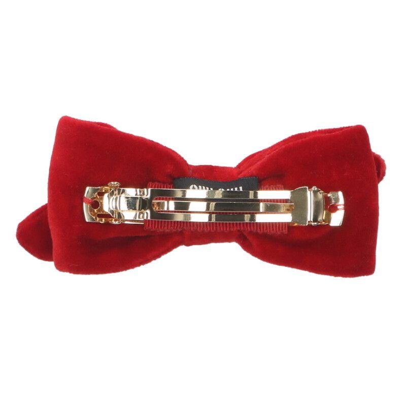  ミュウミュウ ベルベットヘアクリップ レディース 12 28～1 6 発送 問い合わせ遅延 その他 小物