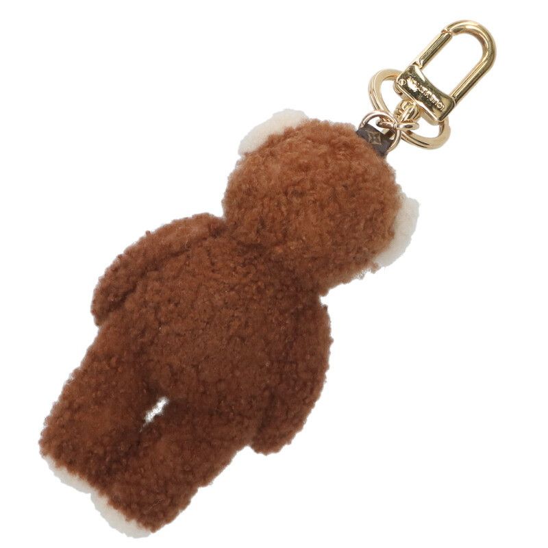 ルイヴィトン M 69854 ポルト クレ LVテディベア モヘアキーリング レディース 12 28～1 6 発送 問い合わせ遅延 ブラック系 その他 