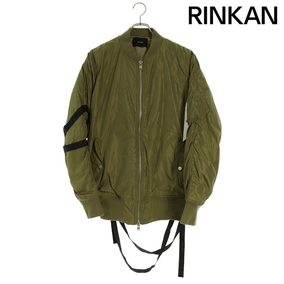 STAMPD MA-1 ストラップ　ボンバー　ジャケット スタンプド ストラップMA-1ボンバージャケットブルゾン メンズ L ※12