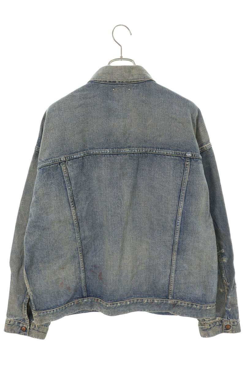 マインデニム 2409-8005-86-032 ユーズド加工ジップアップデニム