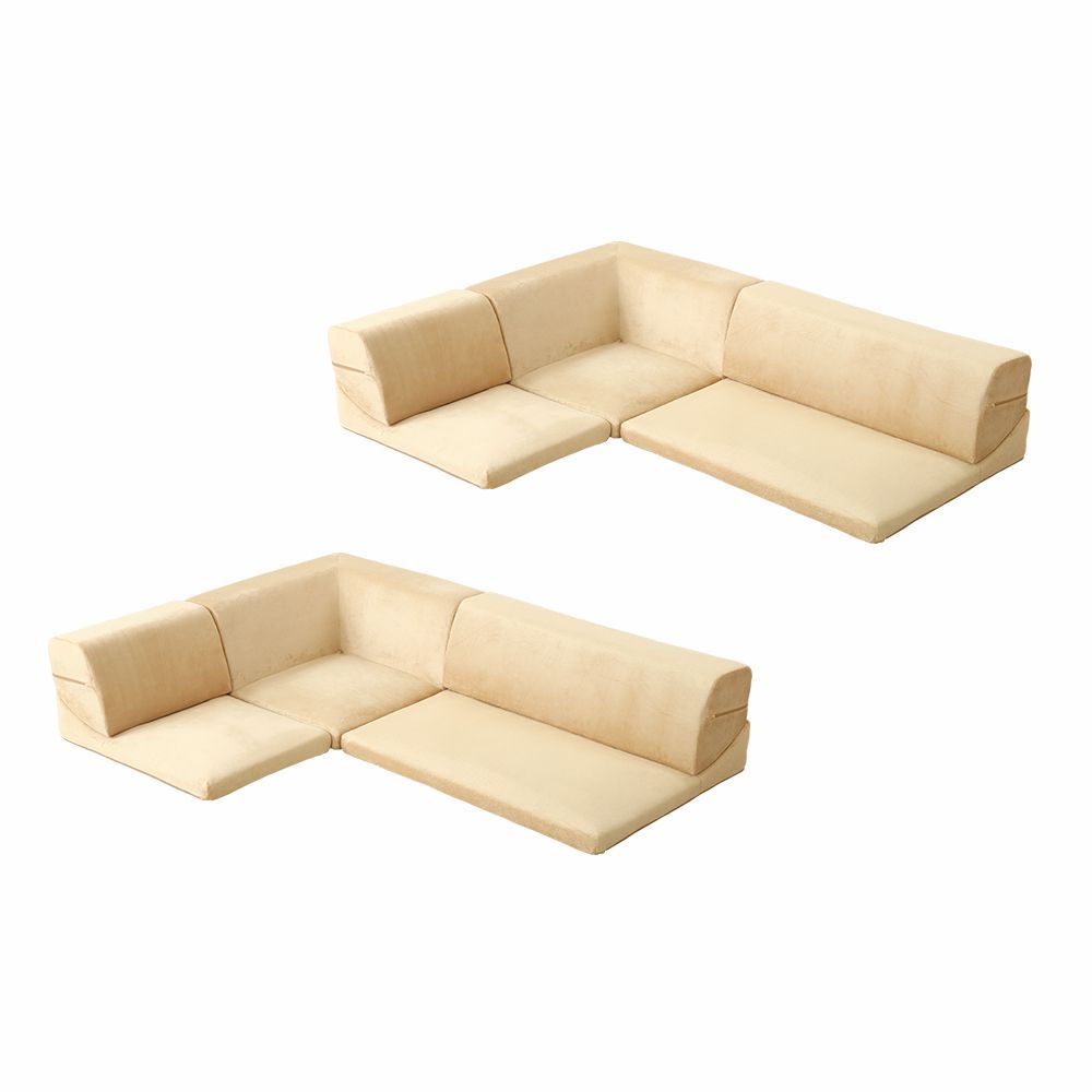 フロアソファ 3人掛け ロータイプ 起毛素材 日本製 同色 Luculia ルクリア SH 07 LCL 2 SET BE ベージュ