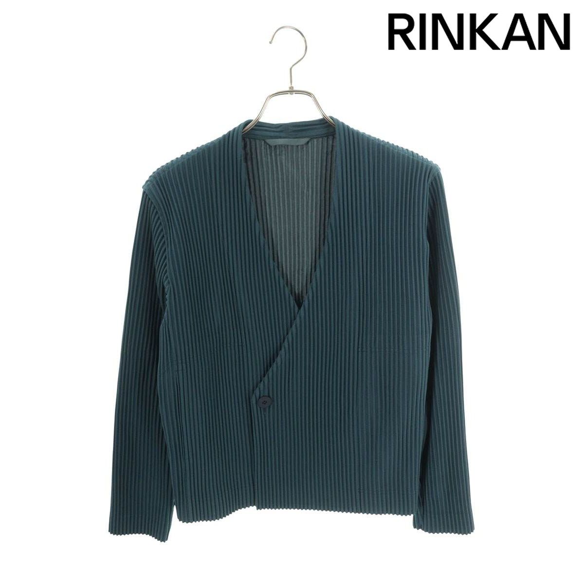 オムプリッセイッセイミヤケ プリーツジャケット メンズ 1 12 28～1 6 発送 問い合わせ遅延