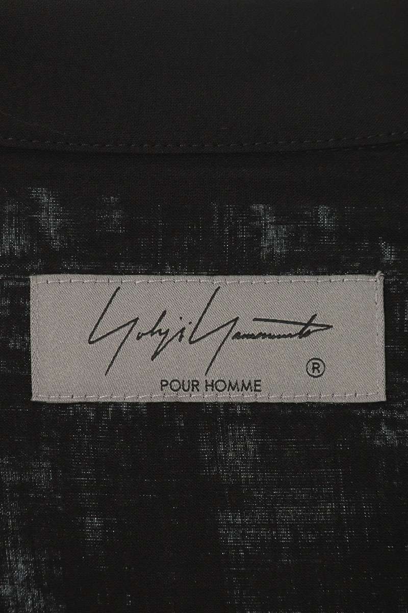 ヨウジヤマモトプールオム HG-B15-241 セルロース半袖シャツ メンズ 4