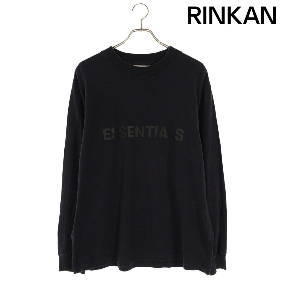 フォグ ESSENTIALS フロントラバーロゴ長袖カットソー メンズ S ※12/28