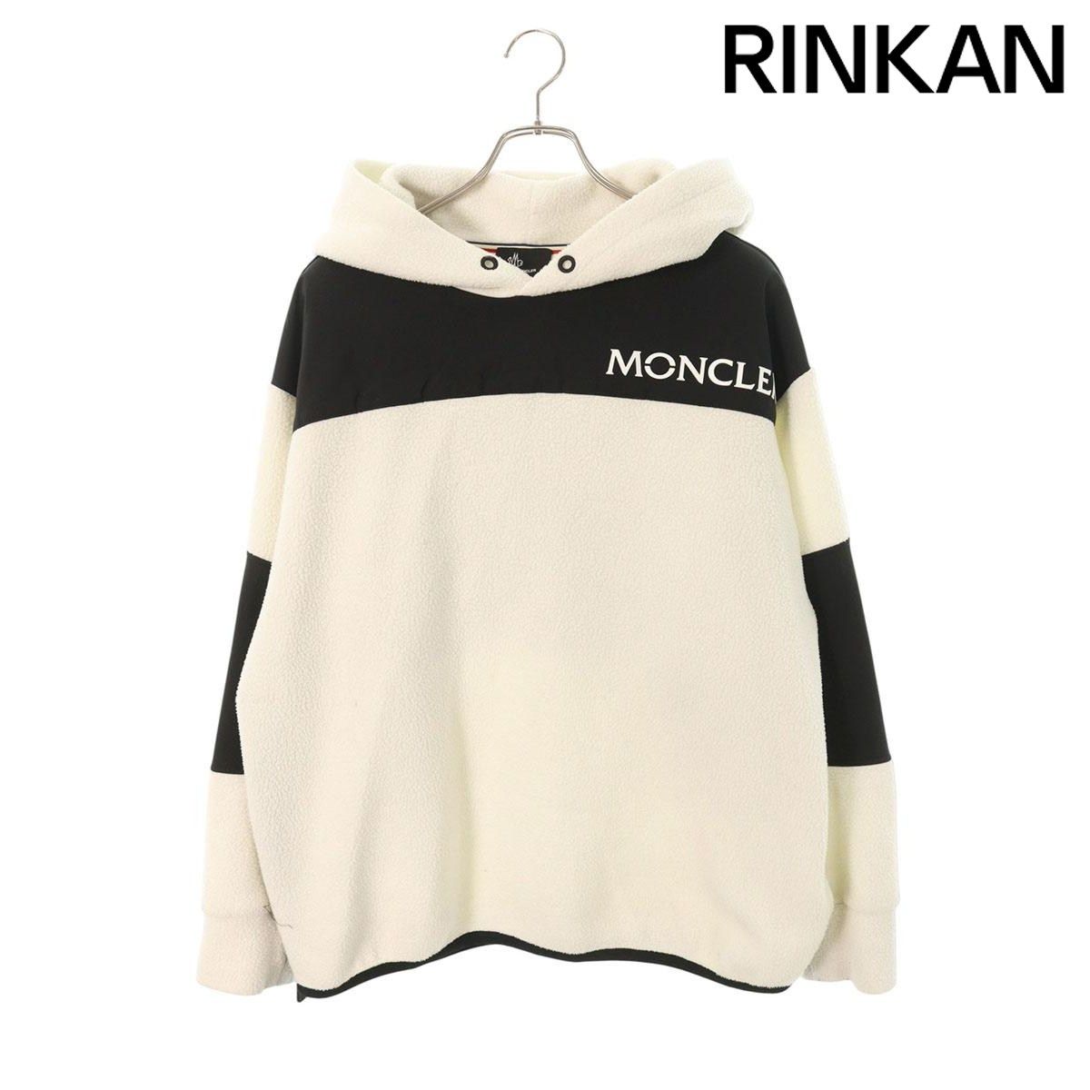 モンクレール ラバーロゴナイロン切替ボアフリースパーカー メンズ XL 12 28～1 6 発送 問い合わせ遅延