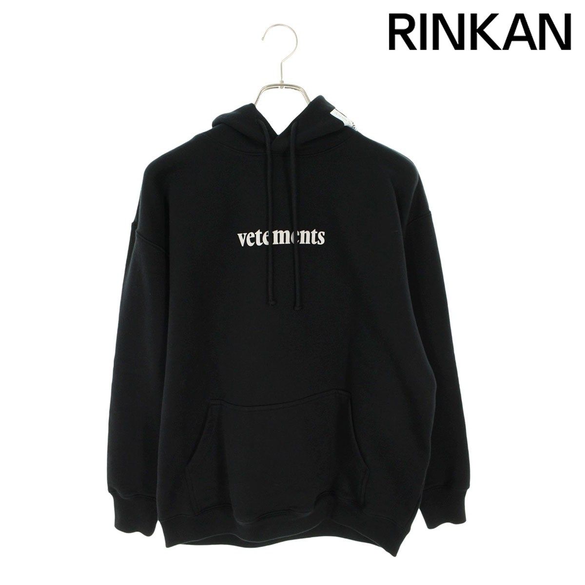 ヴェトモン バーコードパッチロゴプルオーバーパーカー メンズ XS 12 28～1 6 発送 問い合わせ遅延