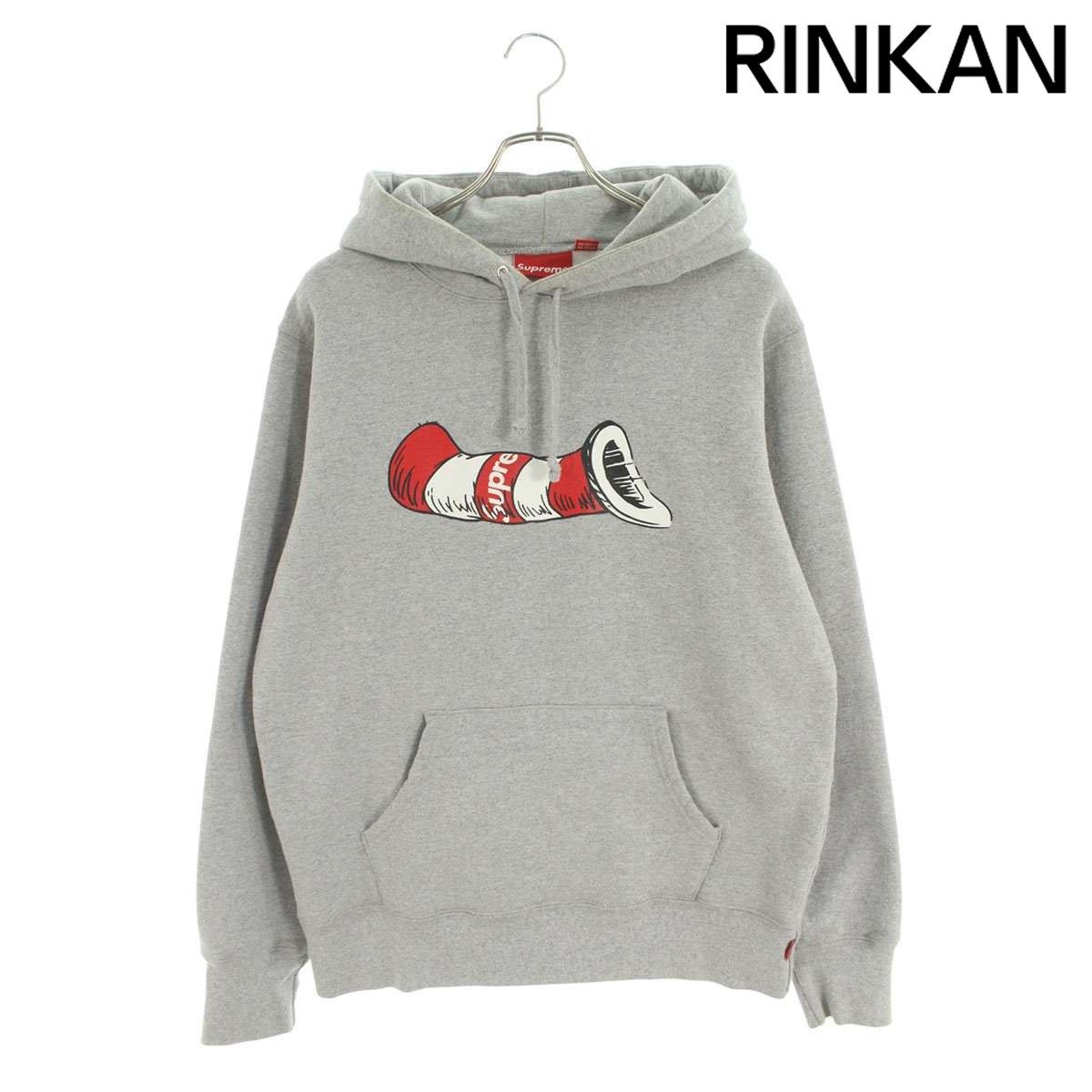シュプリーム 18AW Dr.Seuss Hooded Sweatshirt キャット・イン・ザ・ハットプリントパーカー メンズ M ※12/28～1/6 発送・問い合わせ遅