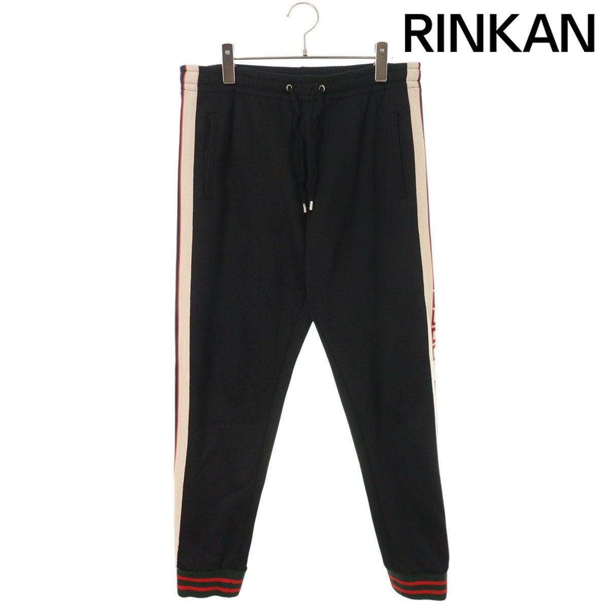 グッチ 474635 X 5 T 39 テクニカルジャージサイドライントラックロングパンツ メンズ S 12 28～1 6 発送 問い合わせ遅延