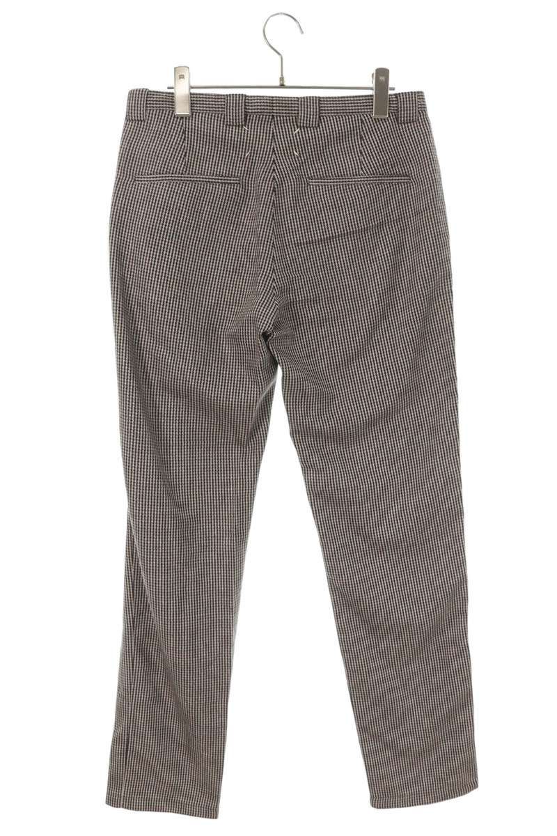 まる マルタンマルジェラ10 S50KA0338 千鳥柄ドローコードロングパンツ