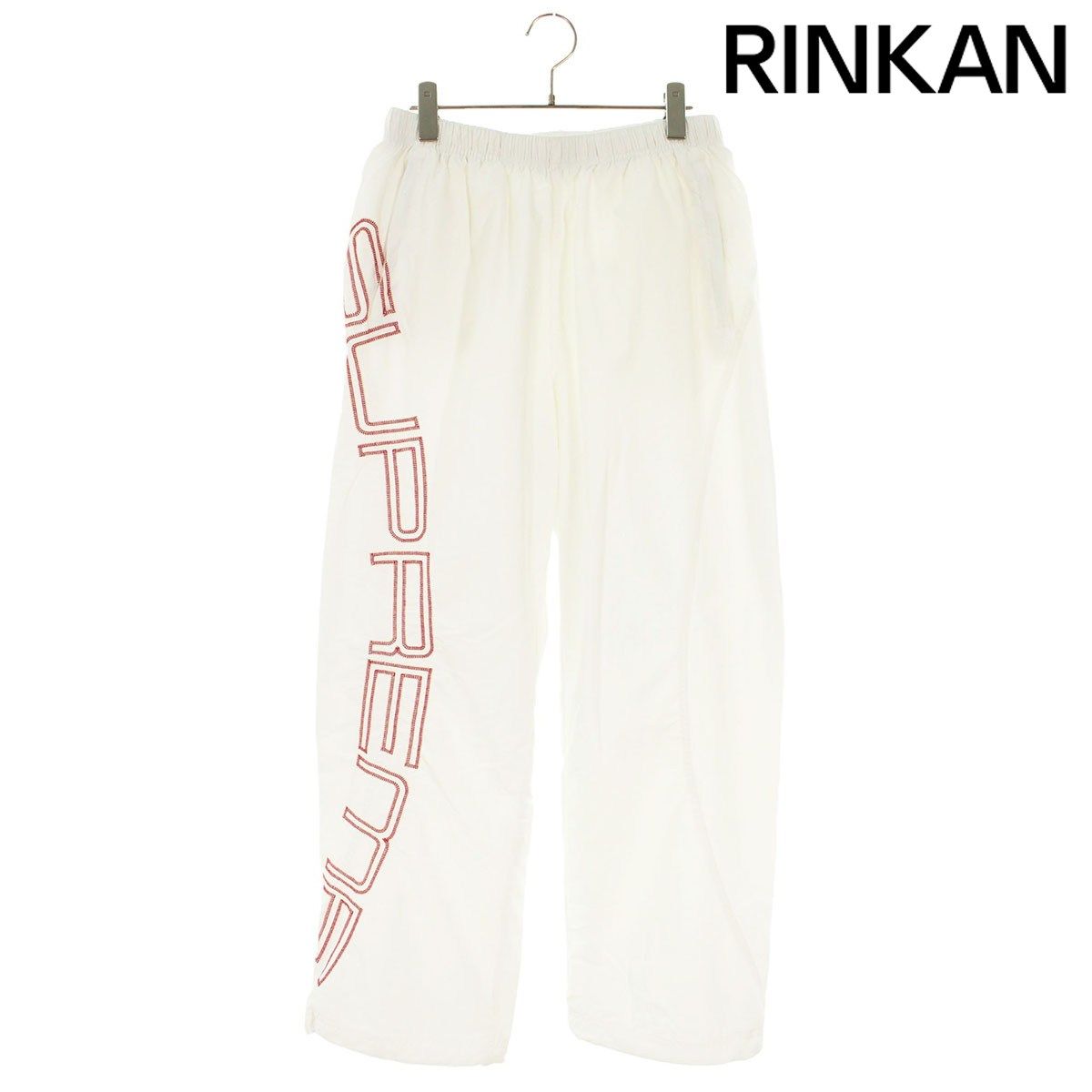 シュプリーム 25 SS Spellout Embroidered Track Pantu スペルアウトエンブロイダリートラックロングパンツ メンズ M 12 28～1 6 発送