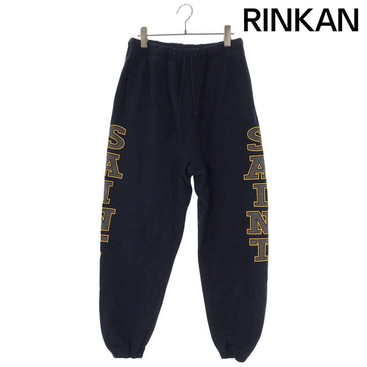 セントマイケル 25 AW SM HR 1 0000 062 SAINTプリントスウェットロングパンツ メンズ S 12 28～1 6 発送 問い合わせ遅延