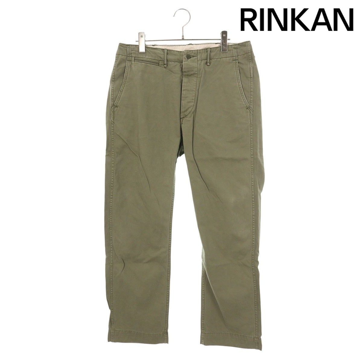 ダブルアールエル コットンストレートロングパンツ メンズ 31 32 12 28～1 6 発送 問い合わせ遅延