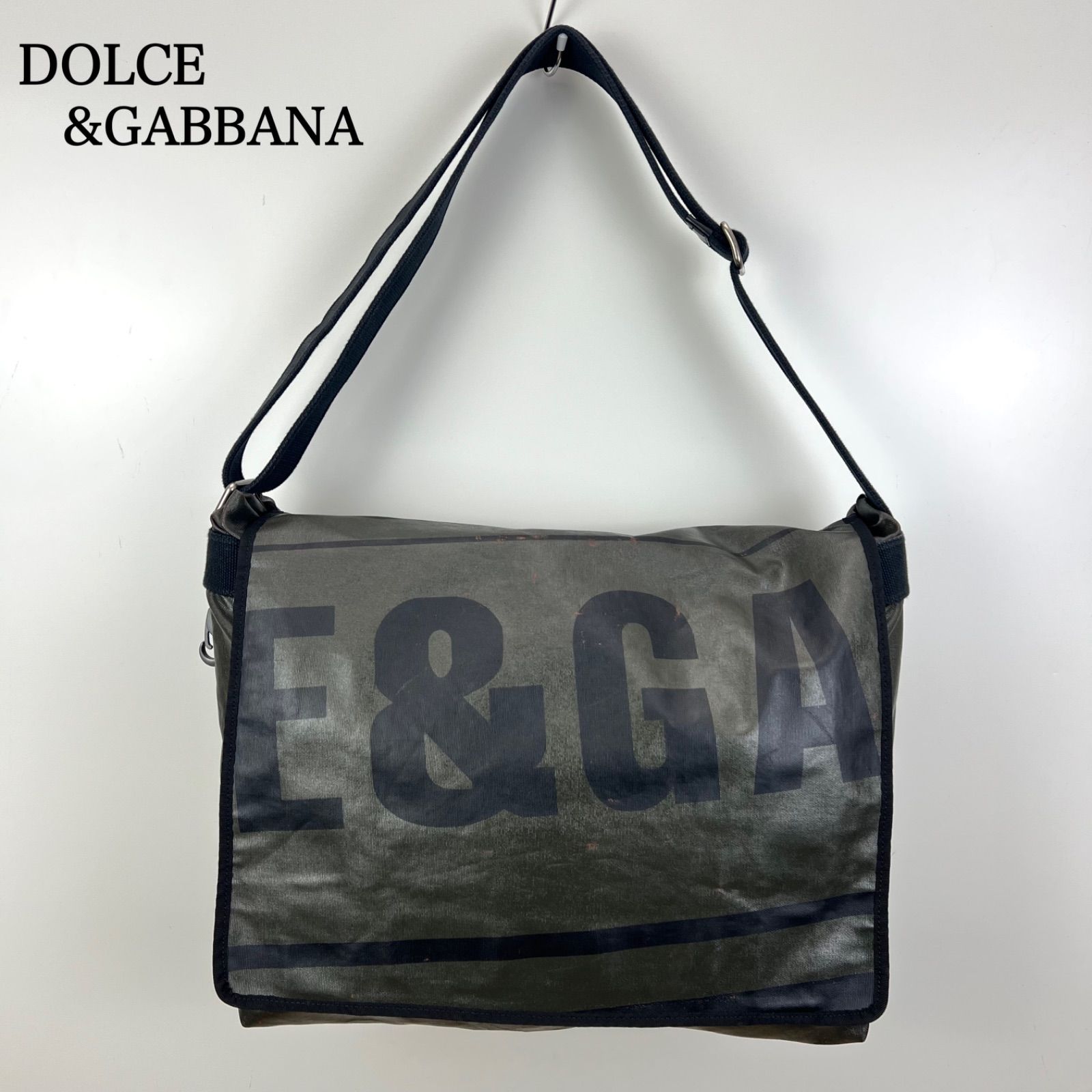ドルガバ アーカイブ Dolce&Gabbana archive 名作　Y2K DOLCE&GABBANA 00s y2k archive BIG coating messenger bag ドルガバ