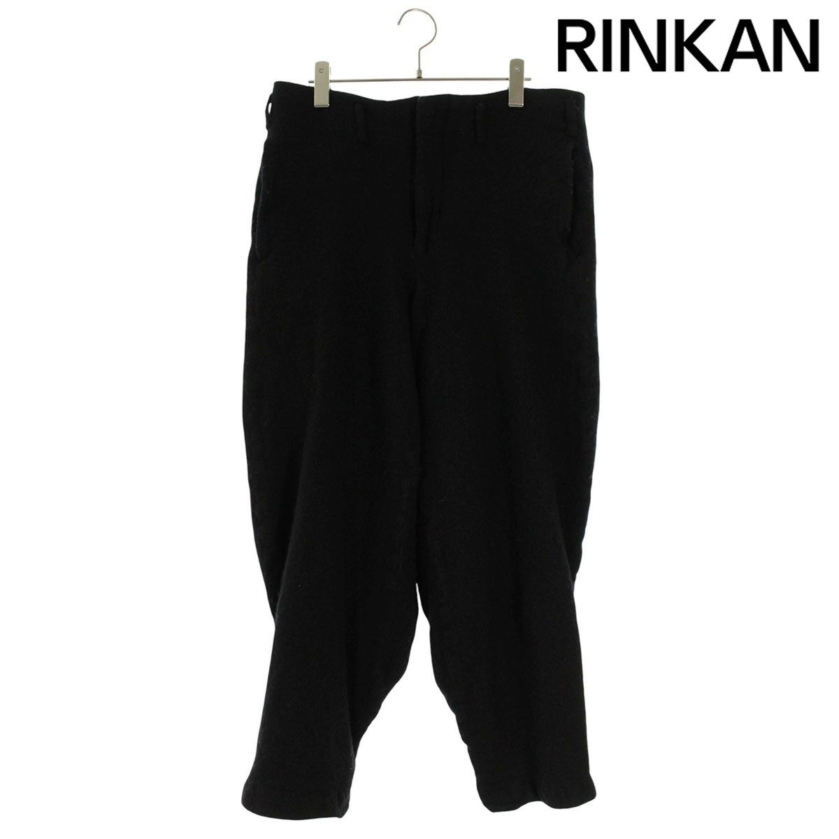 コムデギャルソンオムプリュス PJ P 035 AD 2025ウール縮絨ロングパンツ メンズ M 12 28～1 6 発送 問い合わせ遅延