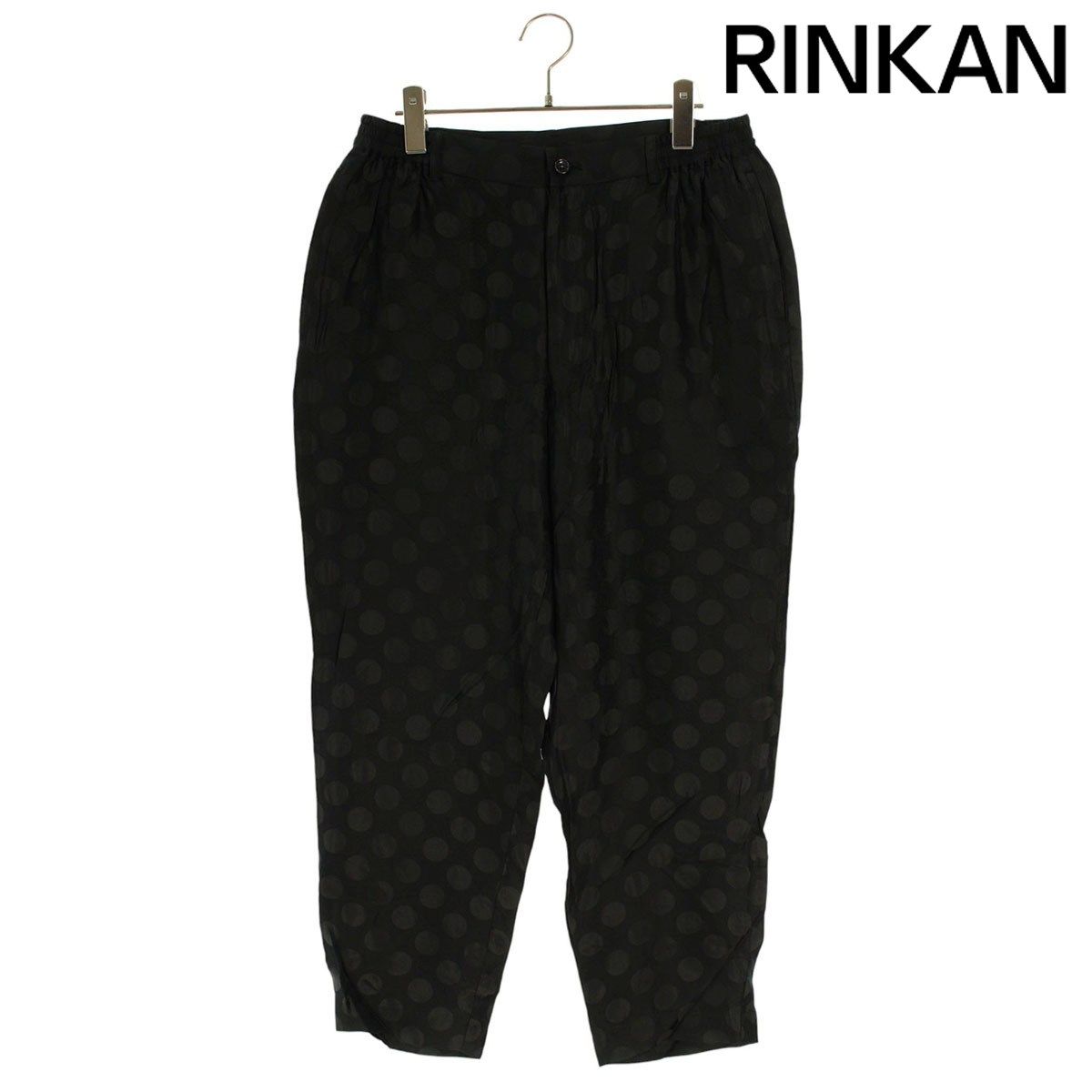 ブラックコムデギャルソン 1 I P 012 AD 2021ドットキュプラロングパンツ メンズ L 12 28～1 6 発送 問い合わせ遅延