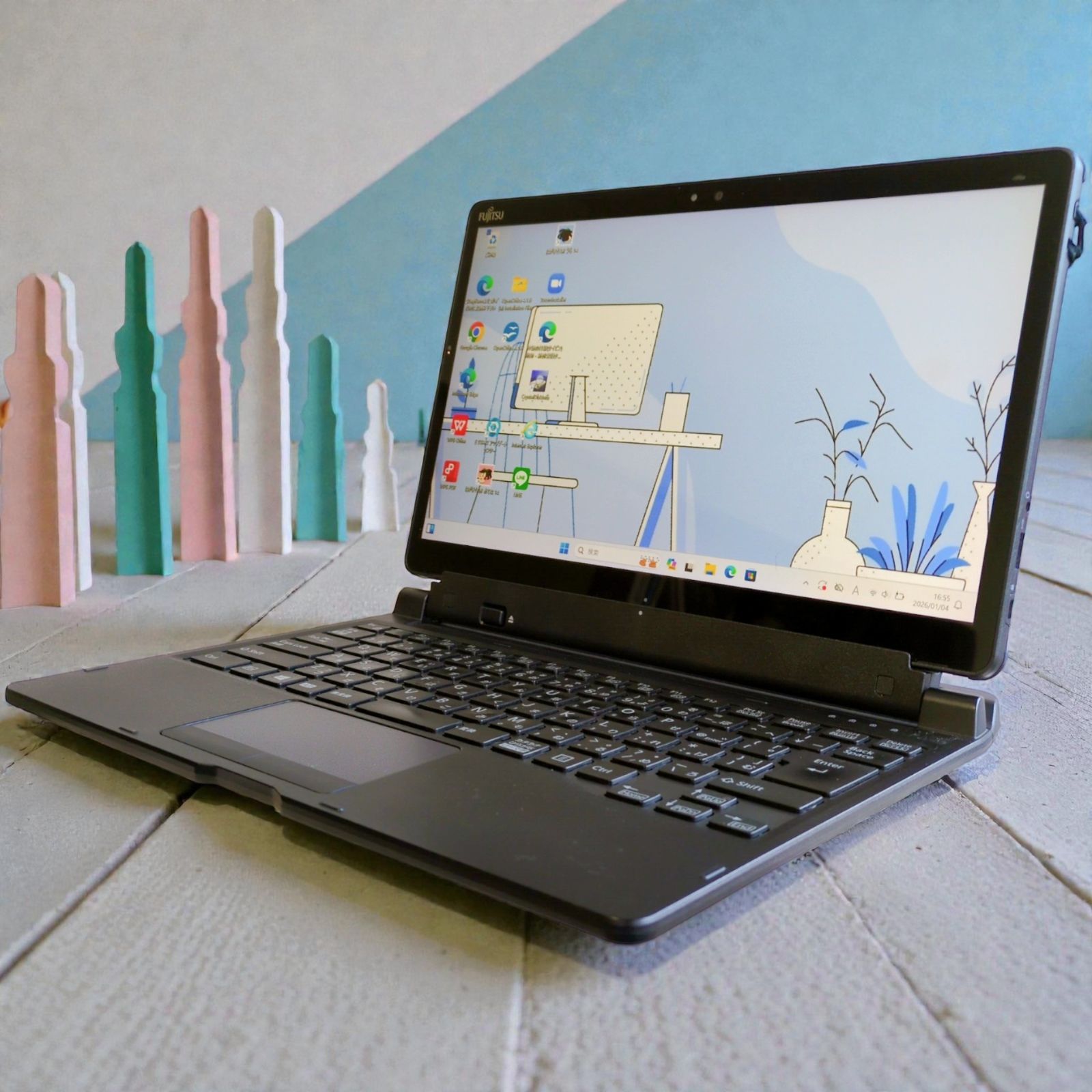 ノートパソコン 富士通 ARROWS Tab Q738 Windows11 Core i5-8350U