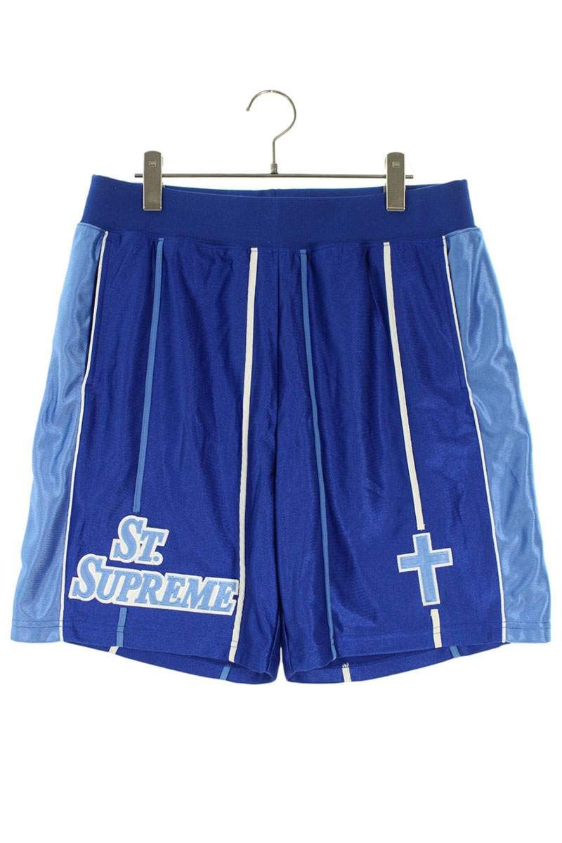 シュプリーム 20SS St. Supreme Basketball Short ロゴワッペン