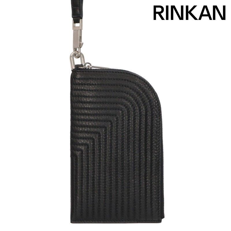 リックオウエンス レザージップウォレットショルダーポーチ メンズ 12 28～1 6 発送 問い合わせ遅延