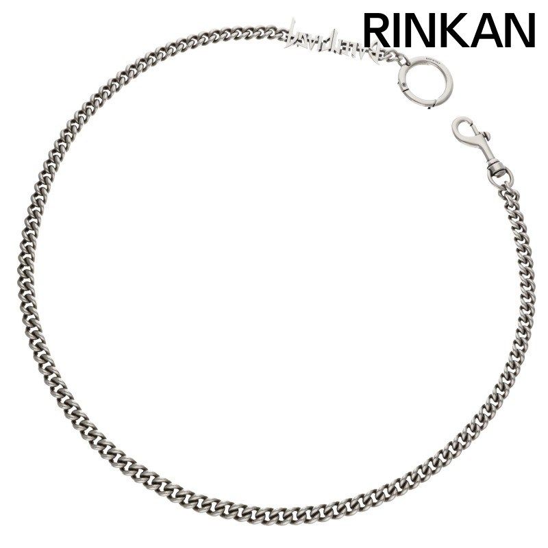 バレンシアガ メタルロゴプレート付きウォレットチェーン メンズ 12 28～1 6 発送 問い合わせ遅延