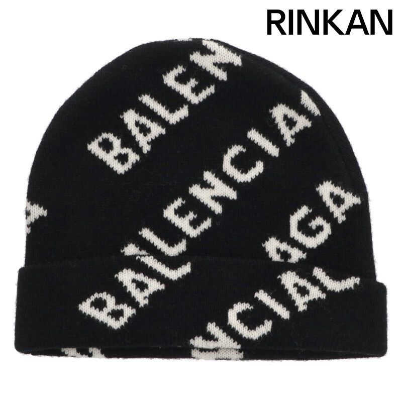 バレンシアガ 558950 T 1471 総ロゴニット帽 メンズ 12 28～1 6 発送 問い合わせ遅延