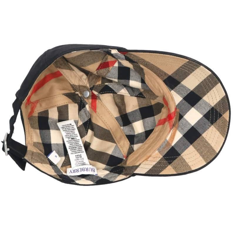 バーバリー 8083524 裏地チェックキャップ メンズ M ※12/28～1/6 発送